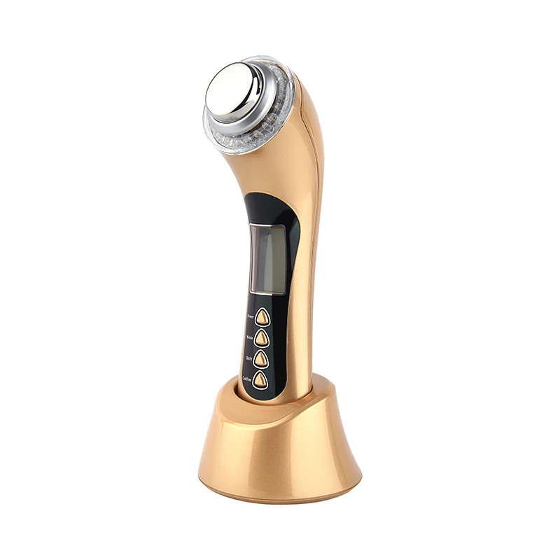  2019 New Home Use 5 in 1 ultrasonic anti aging wrinkle machines Galvanic Spa 3MHZ Ultrasonic Photon - 4000133924032