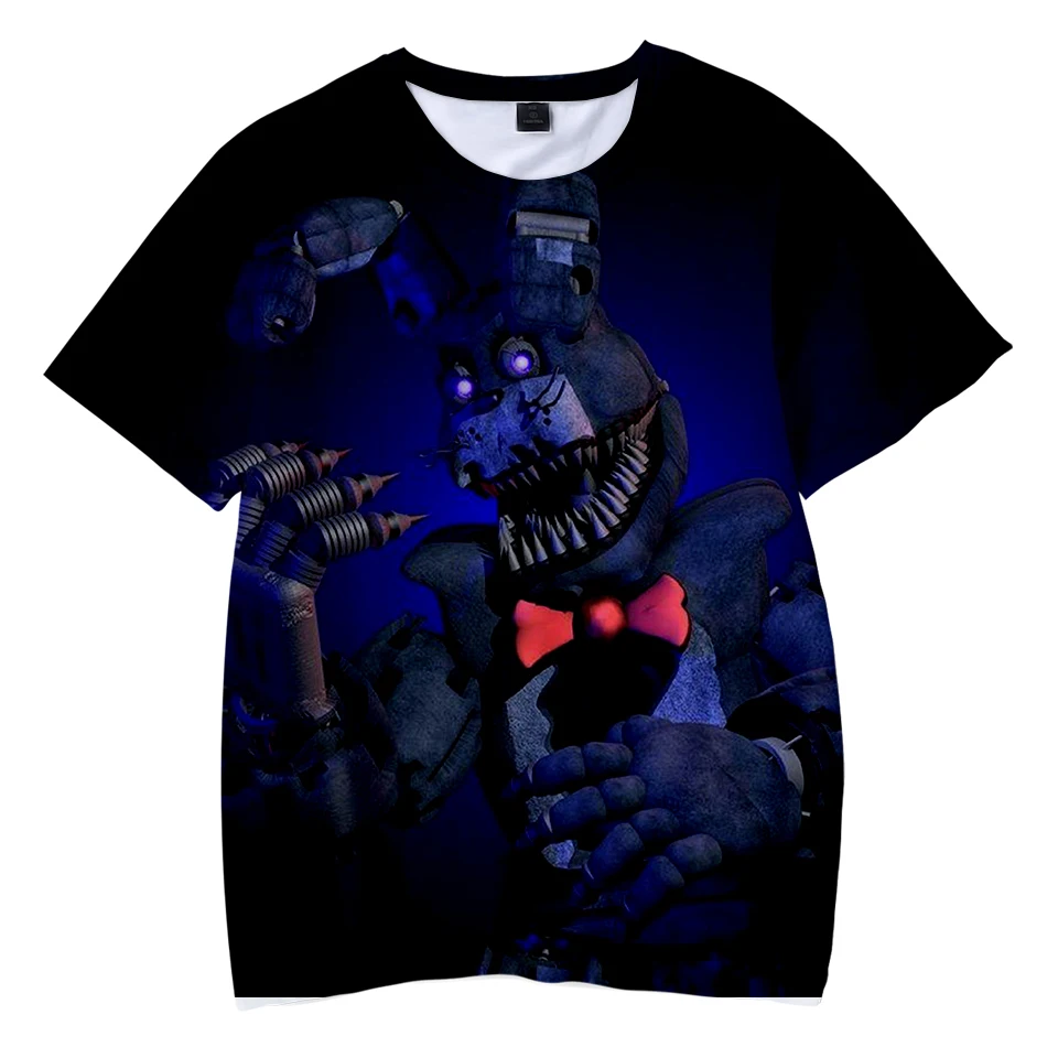 

Children t shirt 3D Five Nights at Freddys T-Shirts Boys/Girls Cute Clothes Soft Kid's T Shirt Kpop FNAF Tee shirt