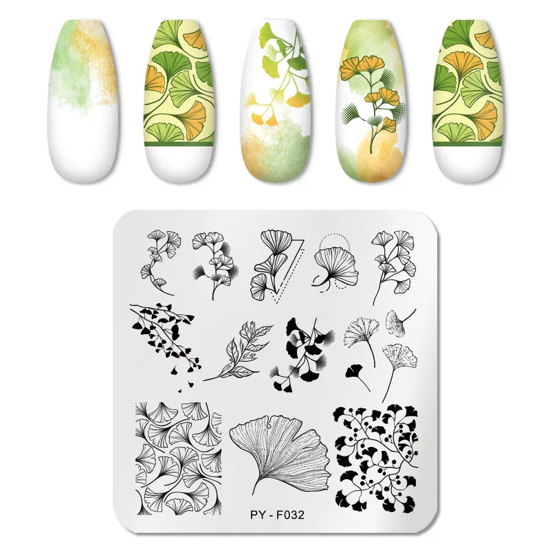 PICT YOU Christmas Nail Stamping Plates Snowflake Festival Pattern Nail Art Image Plates Stainless Steel Nail Art Plate Stencil 4