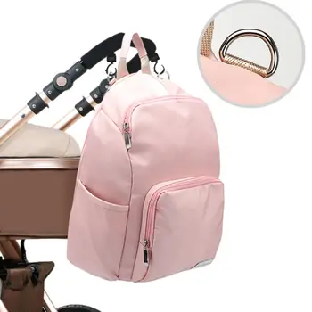 

Mummy Portable Maternity Nappy Diaper Bag Large Capacity Travel Backpack with Earphone Hole Daypack