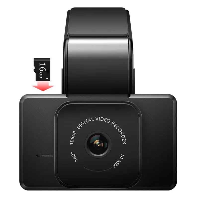 Phisung K10 FHD 1080P Автомобильная dvr камера Dashcam видео рекордер WiFi воспроизведение приложения спереди/сзади двойная запись с камерой заднего вида - Название цвета: with 16GB TF