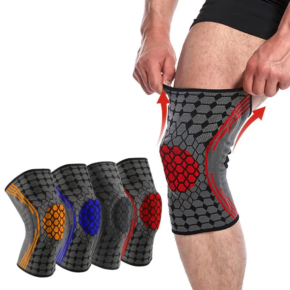 Силиконовые баскетбольные эластичные наколенники нескользящий коленный