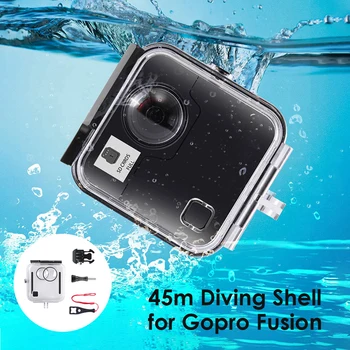 

Underwater Waterproof Sports Camera Case Household Studio Photographic Decor for Gopro Fusion Diving Protective Box