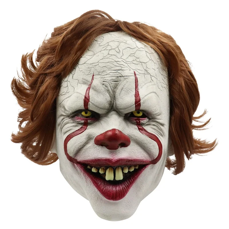Фильм It Chapter два 2 oker маска пеннивайза косплей латексные маски шлем клоун костюм