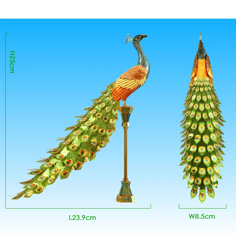  Adult Puzzle 3D Metal Puzzle DIY Laser Cutting Difficult Hand-assembled Model Kit Suitable for Gift