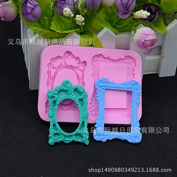 

Baking Tool European Style Retro Frame Modeling Mould Chocolate Shaping Tools Fondant Cake Decoration Mode