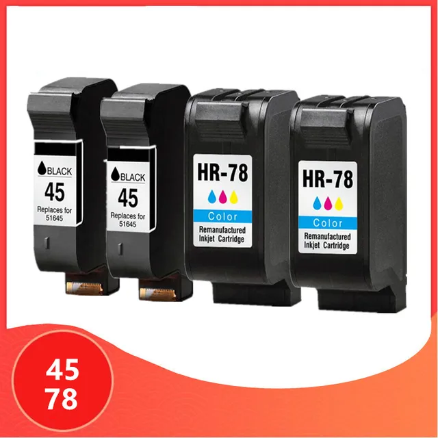 Hp45 For Hp78 Ink Cartridges For Hp 45 