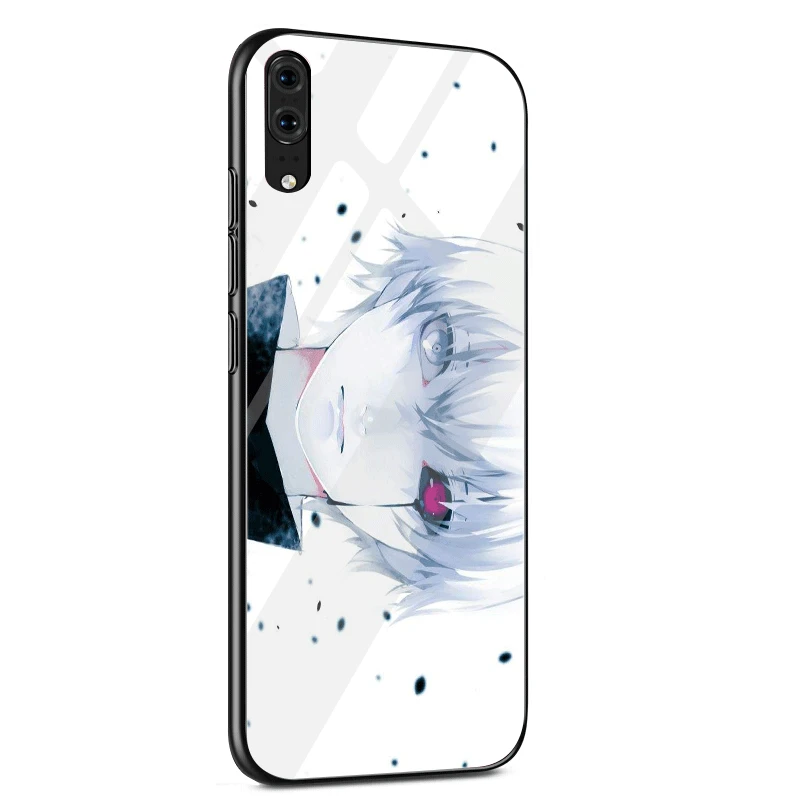 Чехол для huawei P30 P20 P Smart P10 Y6 7A Y9 Honor 8X9 10 mate 20 Pro Lite с черно-белым рисунком аниме, Токио, вампиры