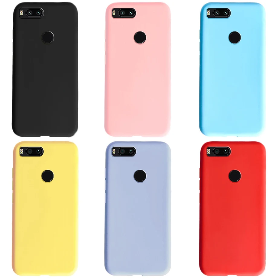 Voor Xiaomi Mi A1 Mi 5x Case Silicon Soft Matte Tpu Telefoon Gevallen