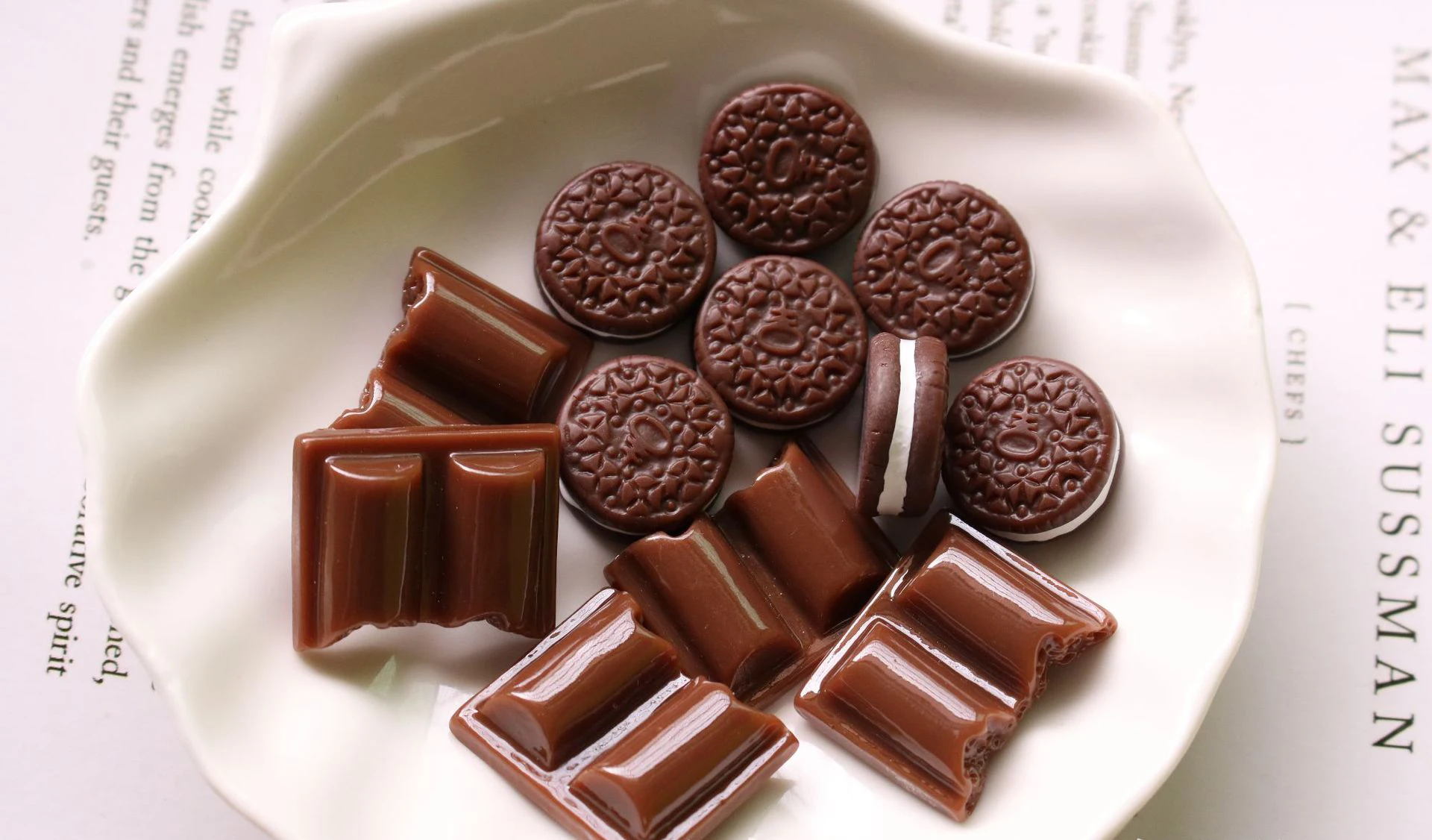 3 шт. слайм Подвески Печенье Oreo клейкие аксессуары бусины делая поставки с мешочком для рукоделия скрапбуки - Цвет: 3PCS MIXED