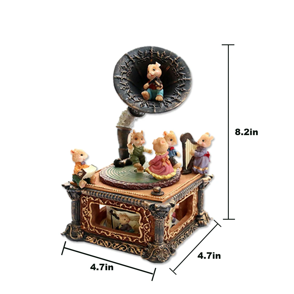 Шкатулка для кошек, вращающаяся Музыкальная Шкатулка принцессы, милый котенок, вращающийся Романтический креативный подарок на день рождения для девочек, Рождественский подарок на день рождения