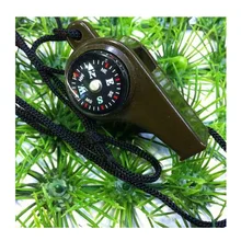 Bump многофункциональный три-в-одном свисток выживания свисток с термометром компас BEEKING-At7596