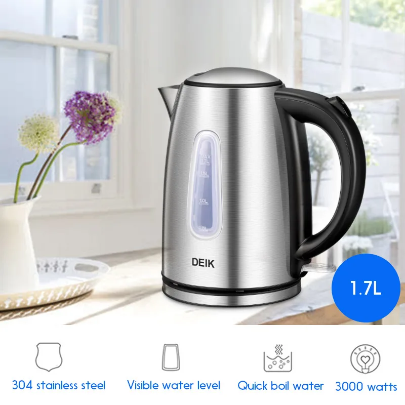 

Electric Kettle 1.7 L 1500W Pot Boiler