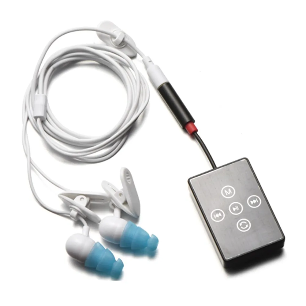 Mini IPX8 Waterproof MP3 Music Player 8GB+3.5mm Earphone Swimming Diving Sport 8GB Loseless | Электроника