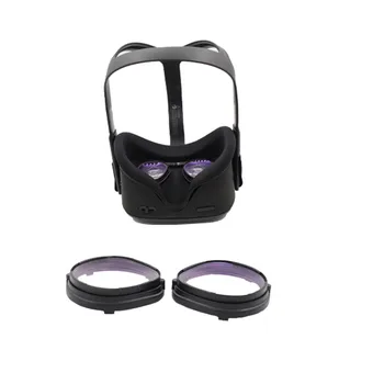 

1pair Anti Blue-ray Glasses With Glasses Case Glasses Cloth for Quest VR Glasses Headset Accessories