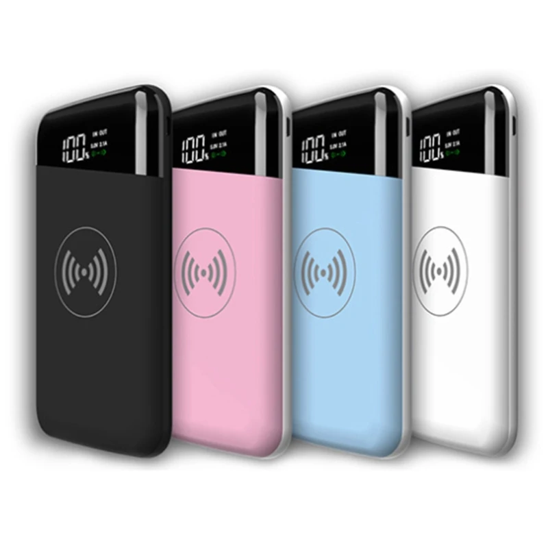 Portable Charger 10000mAh Power Bank 5V/2A Fast Charging Fully Compatible Battery Pack Dual-input &Tri-output Cell Phone best power bank for iphone