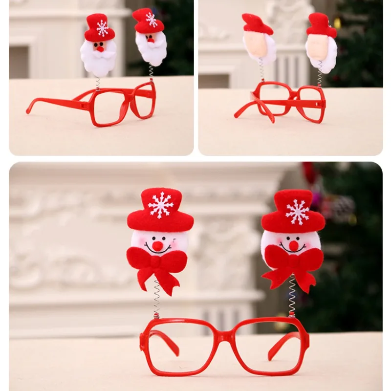 Funny Christmas Glasses Decorative Eyeglasses Decorations Gifts Headbands Festive Supplies
