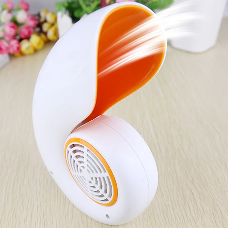 Mini Portable Air Conditioner Fan Desktop No Leaf Bladeless Small Fan Handheld Sea Snail Usb Fan