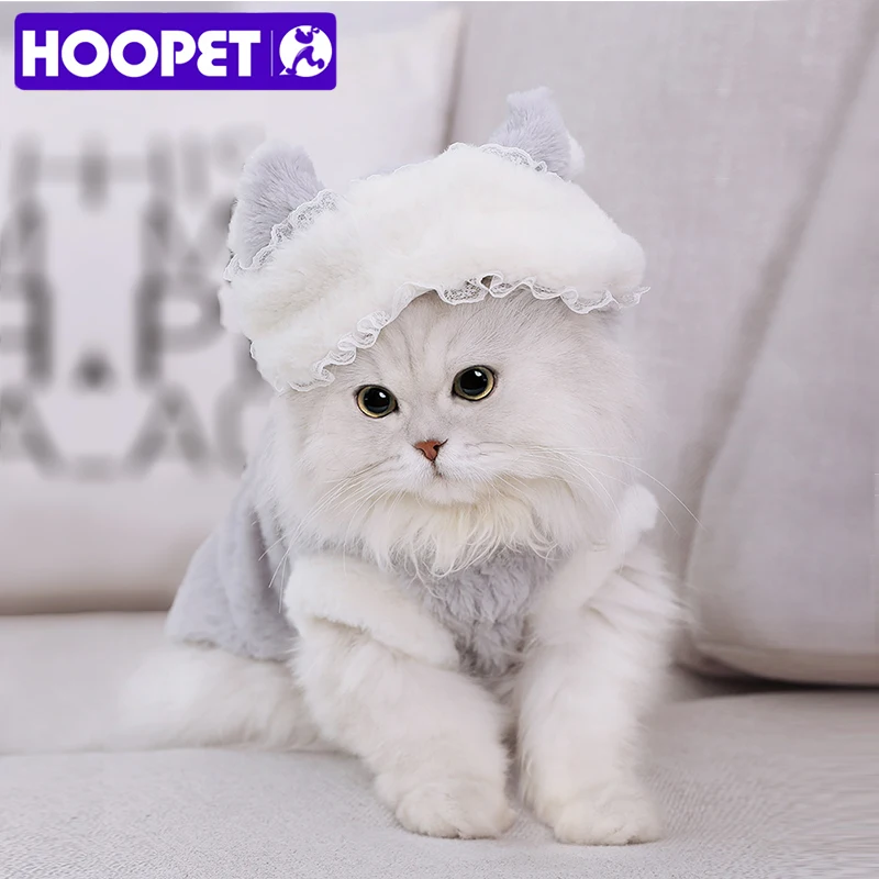 Одежда для кошек HOOPET, зимнее теплое пальто для питомцев, щенков, котят, куртка для маленьких и средних собак, кошек, чихуахуа, одежда, костюм