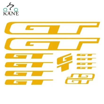 Rocky Mountain Bicycle Frame Decals Stickers Graphic Adhesive Set Vinyl Yellow