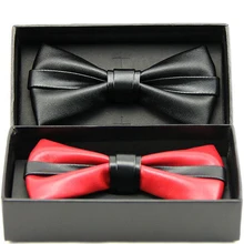 Галстук-бабочка ручной работы высокого качества для взрослых мужчин, подарки на каждый день, Свадебный костюм жениха, аксессуары для костюма, модный трендовый галстук-бабочка из искусственной кожи