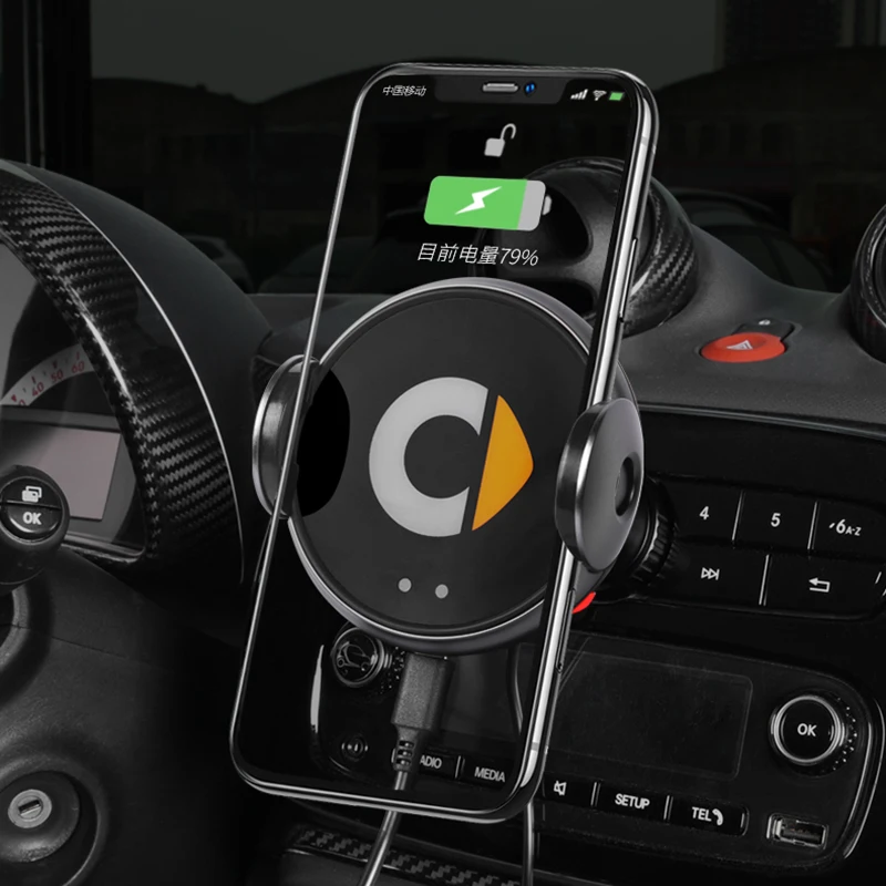 Auto Drahtlose Ladeständer Telefons Halter für Smart New 453 451