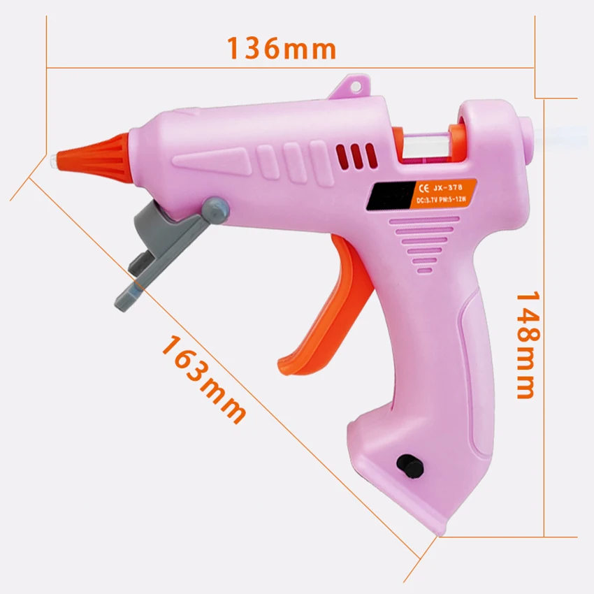 Hot Glue Gun, Rechargeable Hot Melt Glue Gun High Temperature