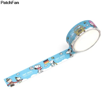 

20pcs/lot Patchfan cartoon dog DIY Scrapbooking Sticky Adhesive washi Paper Tape Printed Patterns stickers decals A2423
