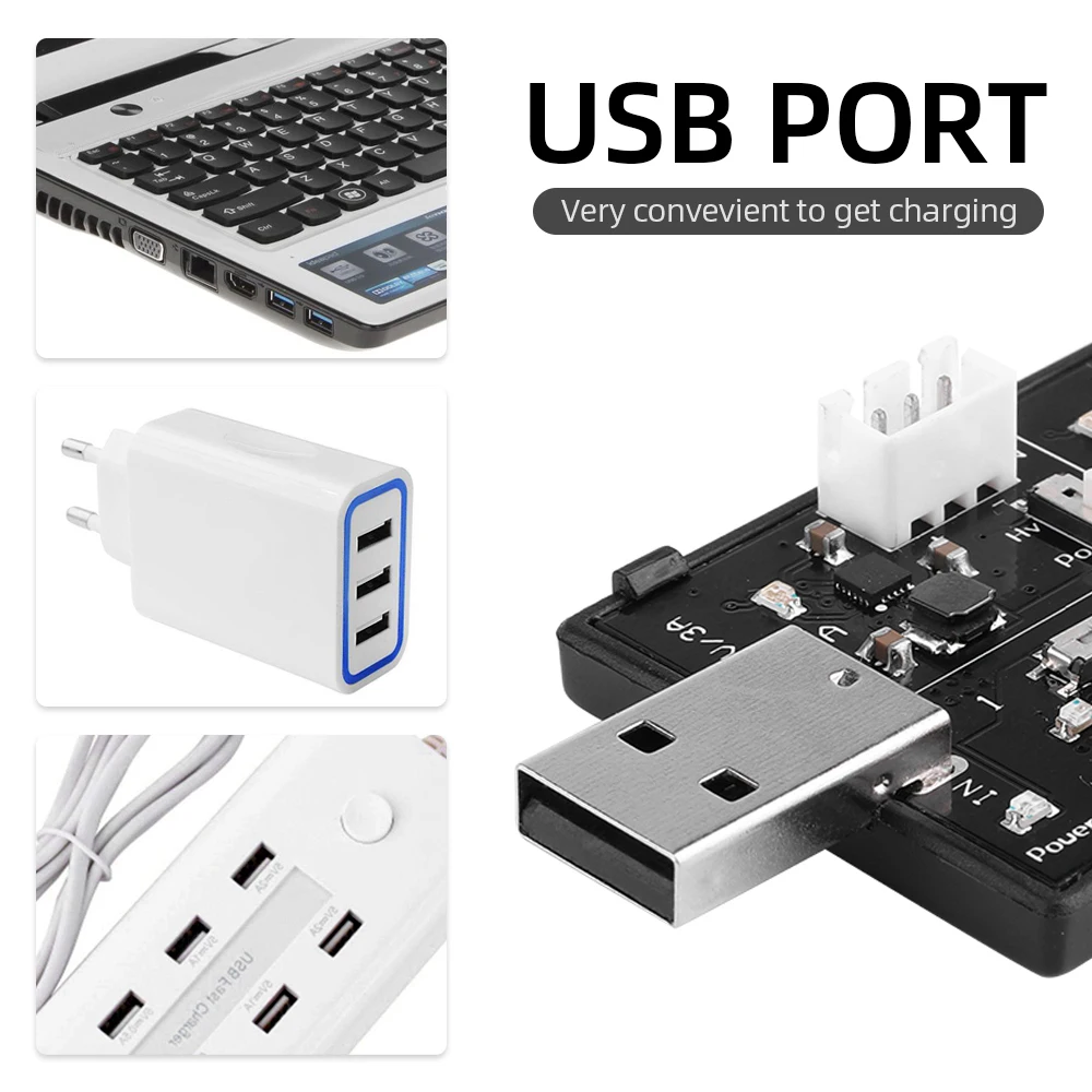 Rcharlance U5 1-2S LiPo LiHV зарядное устройство с usb-портом MCPX MCX JST-PH 2,0 Molex 1,25 RC запчасти для зарядки RC Дрон батарея
