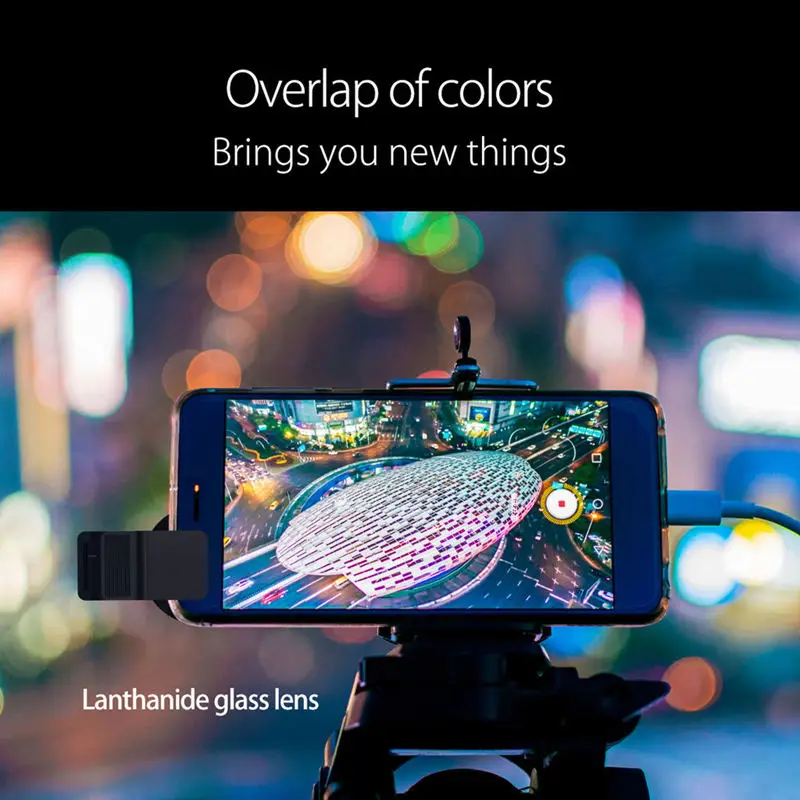 FFYY- Universal Mobile Phone Lens 2 In 1 Wide Angle Lens With Clip 37Mm Thread Macro Hd Mobile Phone Lens