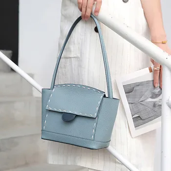 

Bag Female 2020 New Style Korean-style Trend Armpit Package Shoulder Bag Handbag Embossed Leather Single-shoulder Crossbody