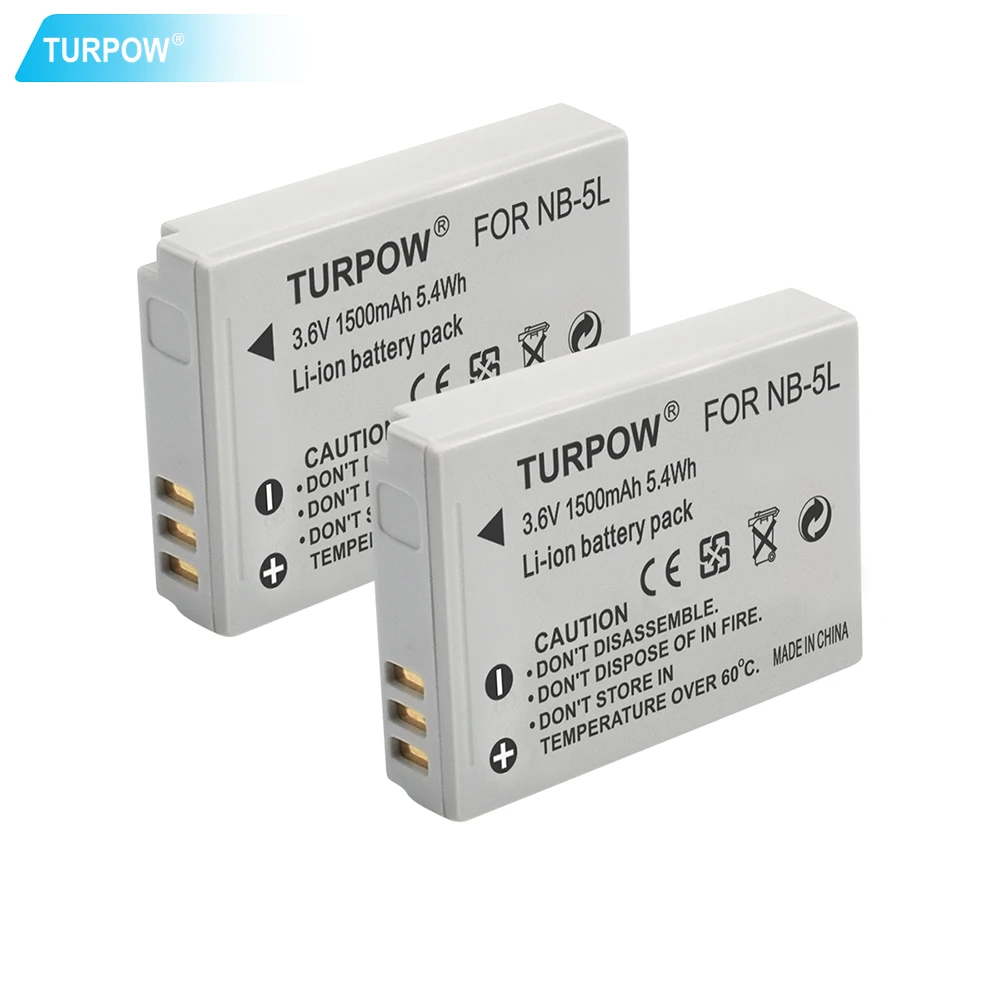 Turpow NB-5L NB 5L Батарейки+ ЖК-дисплей Зарядное устройство для Canon S100 SX210 SX220 SX230 HS SD800 SD850 SD900 SD950 является SD970 является SD990 является - Цвет: 2 Pack Batteries