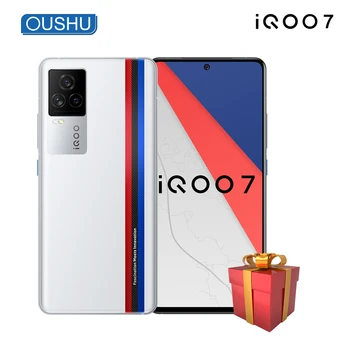 Перейти на Алиэкспресс и купить Новинка, оригинальный мобильный телефон iQOO 7 5G, Snapdragon 888, 120 Вт, зарядка для приборной панели, 6,62 дюйма, AMOLED, 120 Гц, частота обновления, NFC, сотовы...