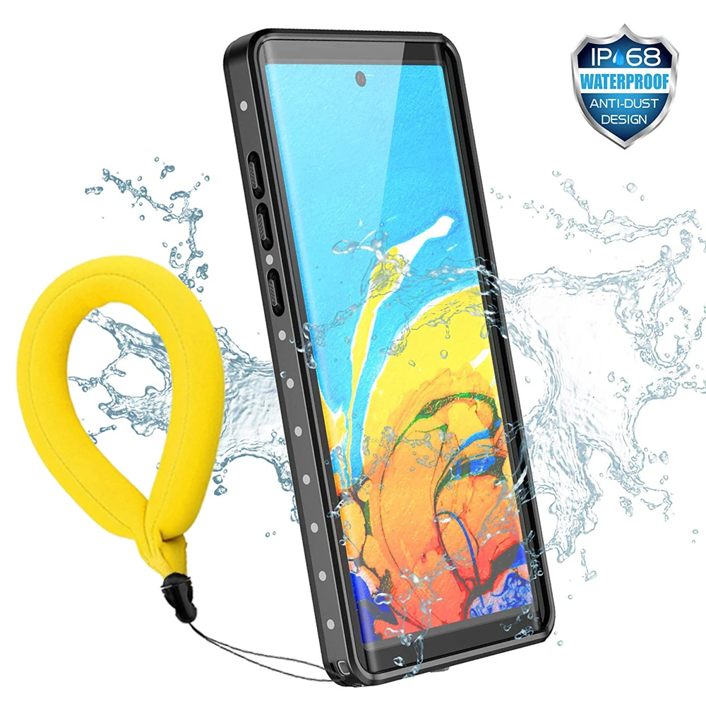 Водонепроницаемый ударопрочный Чехол IP68 для Samsung Note 10 Plus водонепроницаемый чехол