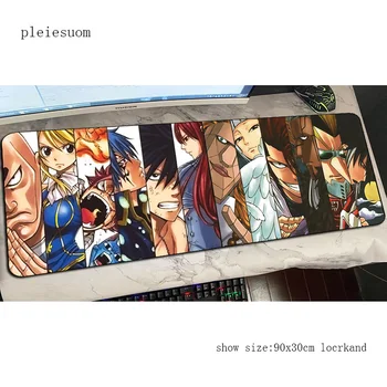 

fairy tail mouse pad gamer 900x300x3mm gaming mousepad HD pattern notbook desk mat Fashion padmouse games pc gamer mats gamepad