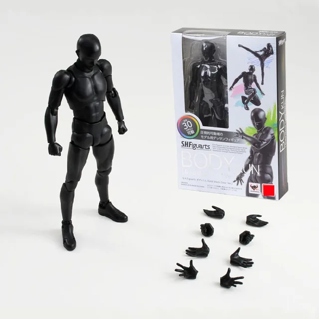 heisenan2 Аниме Archetype He She Ferrite Figma подвижные тела Feminino KUN Body Chan ПВХ фигурка модель игрушки кукла для коллекционирования - Цвет: heisenan2
