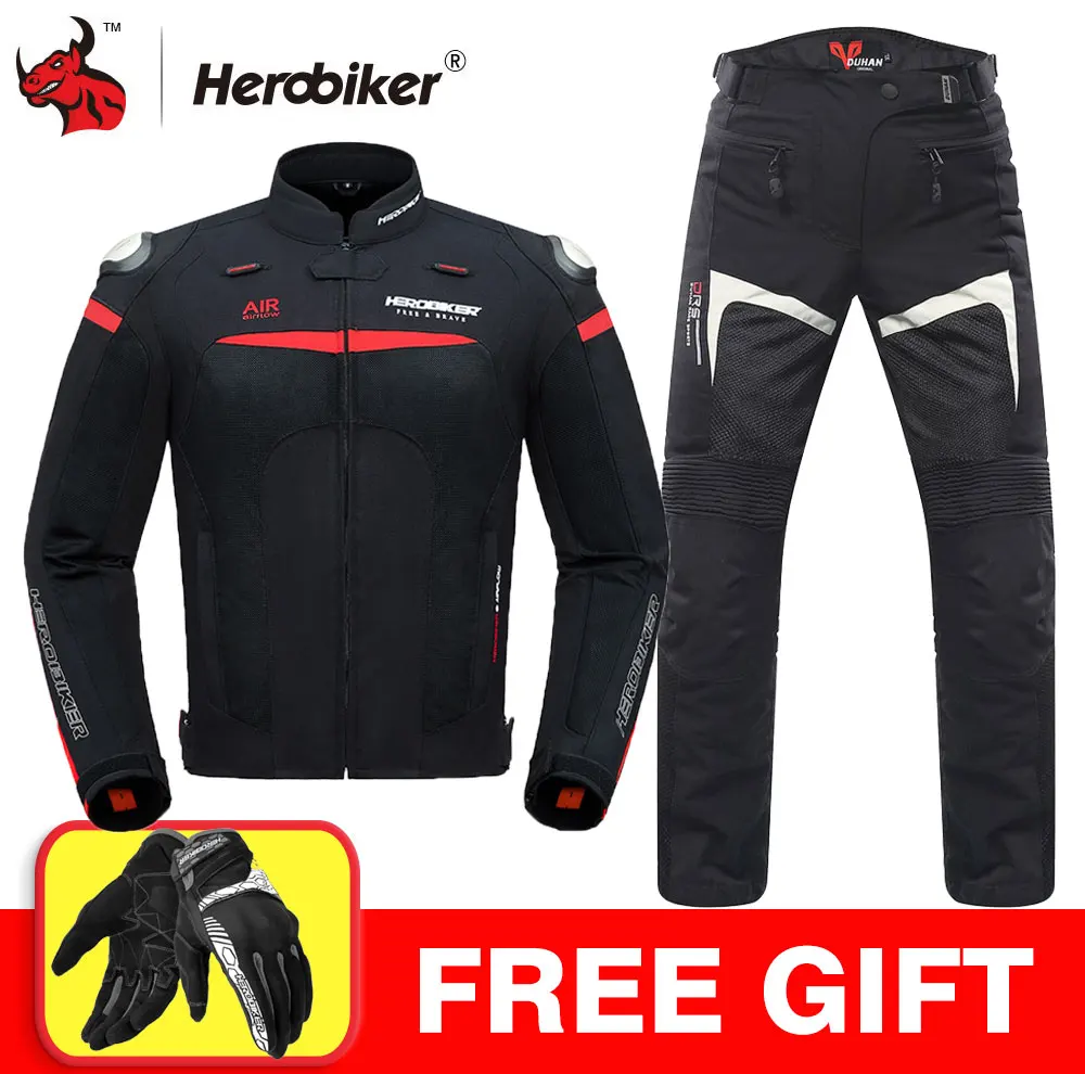 Мотоциклетная куртка HEROBIKER мотоциклетная ночного отражения защитное снаряжение