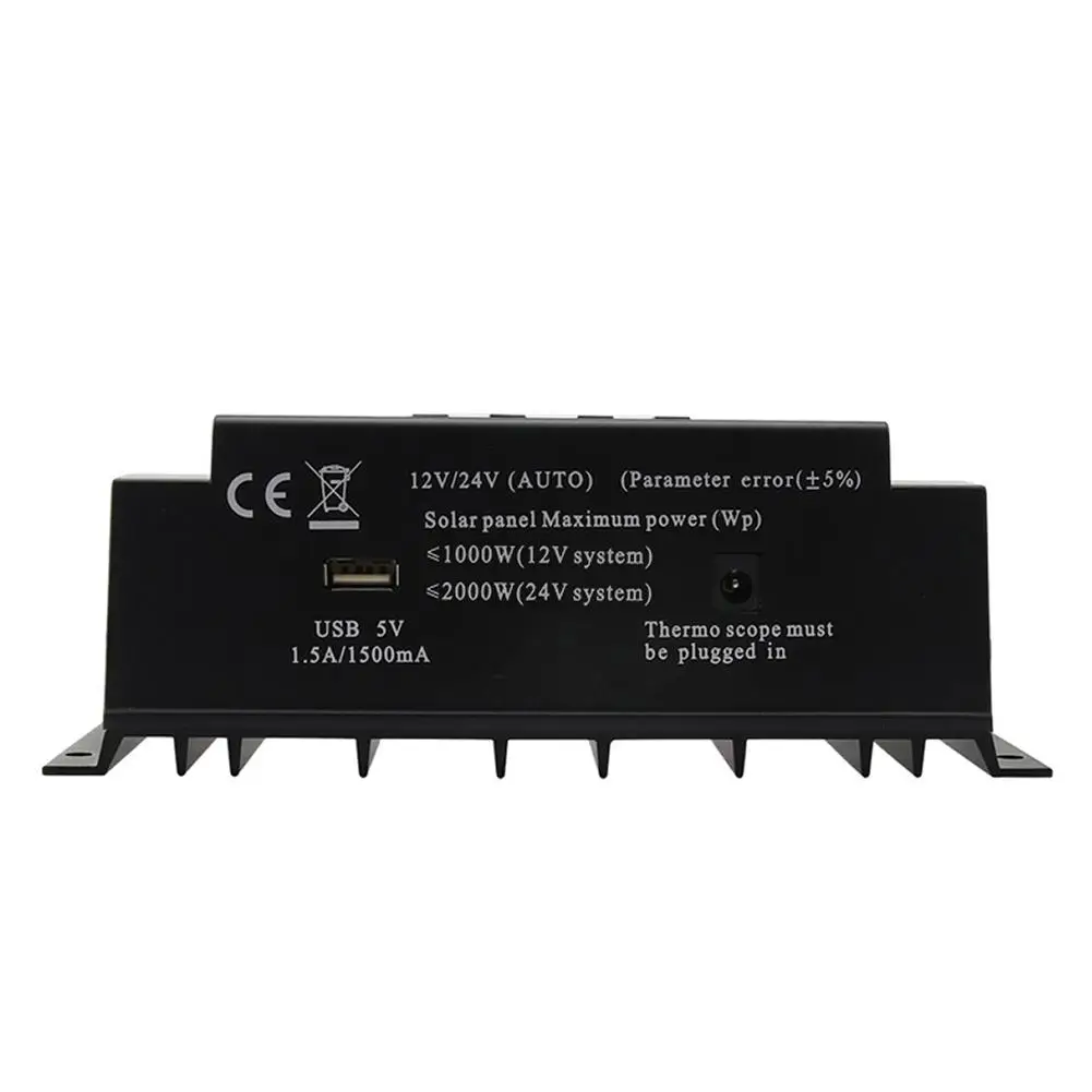 Sun YOBA lcd 60/80A MPPT регулятор солнечной панели+ разъем питания