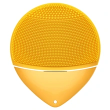 Electric Facial Cleansing Brush Vibration Massage Face Machine Ultrasonic Pore Cleaning Silicone Face Brush Skin Care Machine