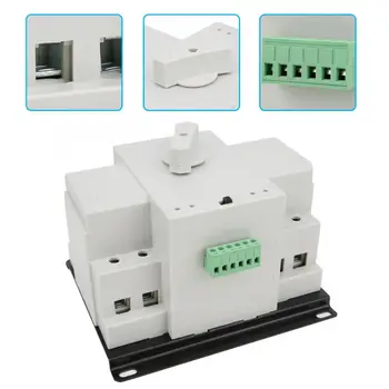 

AC 220V 2P 40A Dual Power Supply Automatic Transfer Switch Toggle Switch