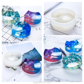 

Silicone Mold DIY Epoxy Resin Crafts Desk Table Storage Holder Jewelry Organizer Ring Earring Ashtray Decoration N05 20 Dropship