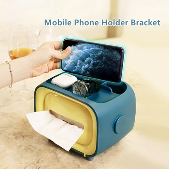 

Multifunction Tissue Box Portable Paper Rack Office Table Accessories Facial Case Holder Napkin Tray for Home Hotel Car Hot Sale
