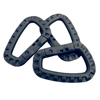 

Climbing Carabiner Clasp Clip Hook Backpack Molle System D-Buckle Outdoor Bag Camping Climbing Accessories