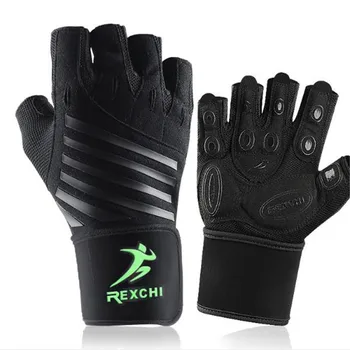 

Half Finger REXCHI XG19 Weightlifting Gloves Bracers Anti-slip Barbell Wristband Sports Protective Gear Gym Wrist Guard