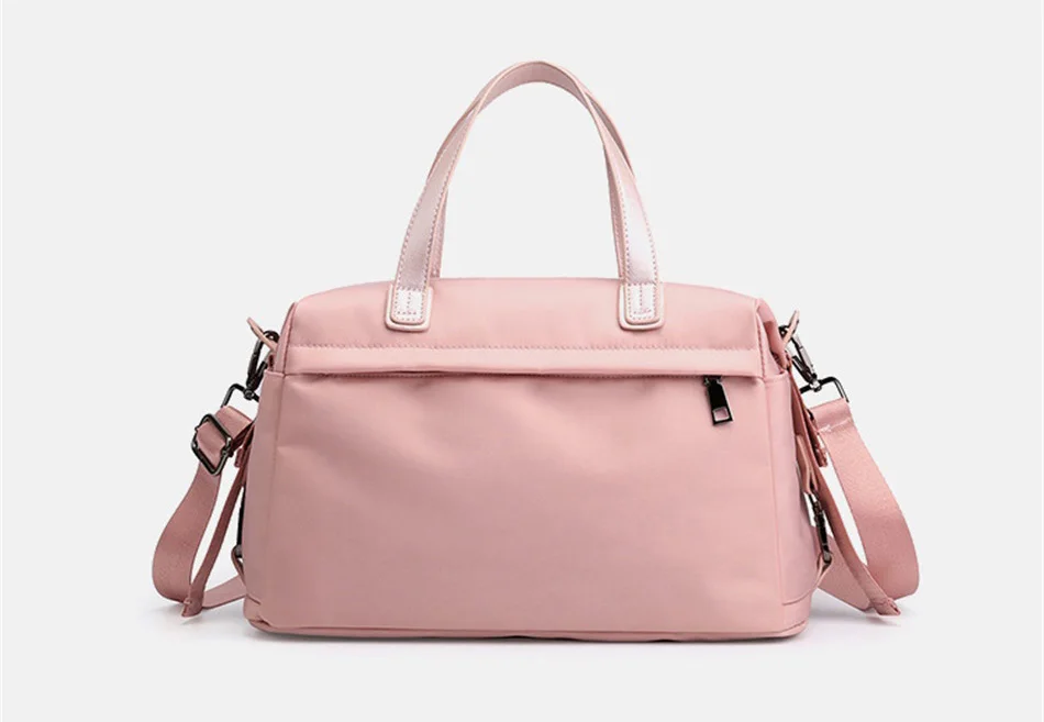 Outdoor Leisure Fashion Female Bag New Trend Fashion Simple Portable Single Shoulder Bag Waterproof Solid Color Nylon Female Bag