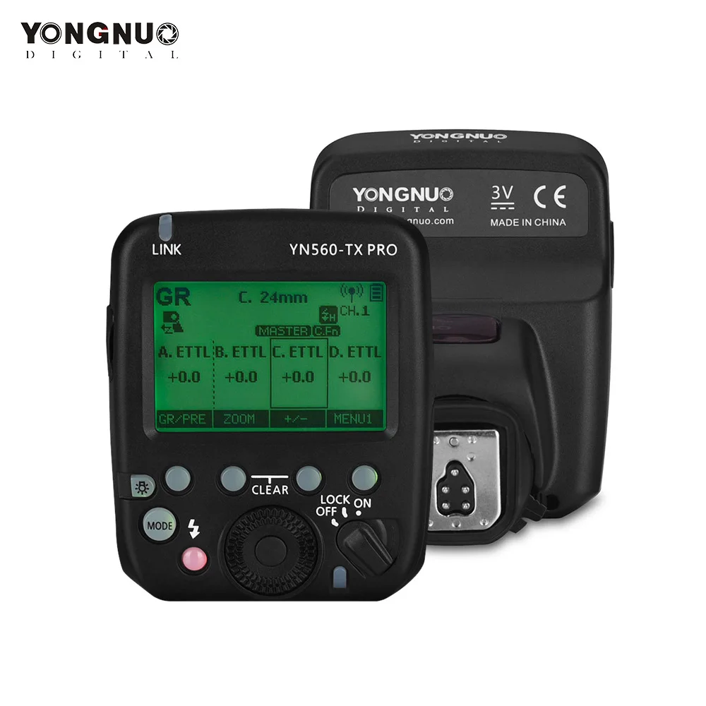 YONGNUO камера триггер YN560-TX PRO Speedlite беспроводной передатчик с ЖК-экраном для Canon DSLR камеры YN720/YN660