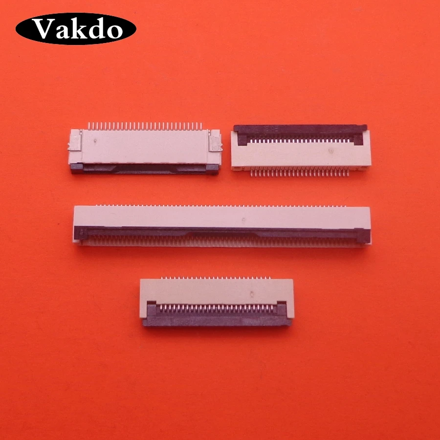 10Pcs Fpc Presa Del Connettore Ffc 0.5 Millimetri Conchiglia In Basso Tipo Di Contatto 4P 6P 8P 10P 12P 14P 18P 20P 22P 24P 26P 28P