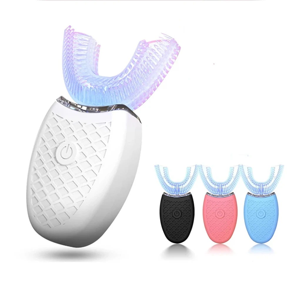 Электрический Sonic автоматический Зубная щётка для взрослых Рот 360 градусов U Тип