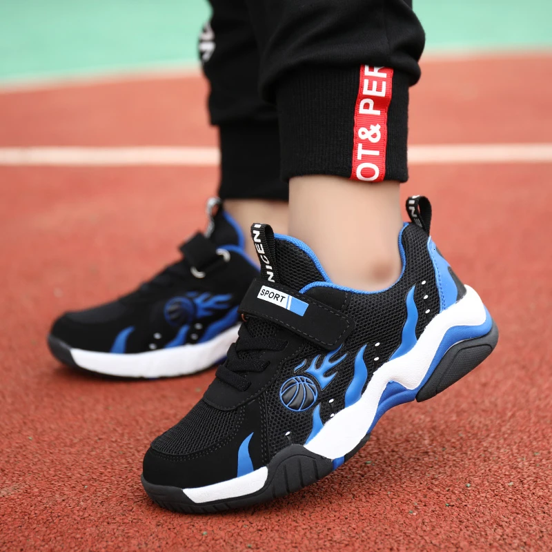 Брендовая детская обувь для бега; детская спортивная обувь; Tenis Infantil; корзина для обуви для мальчиков; кроссовки для мальчиков с дышащей сеткой