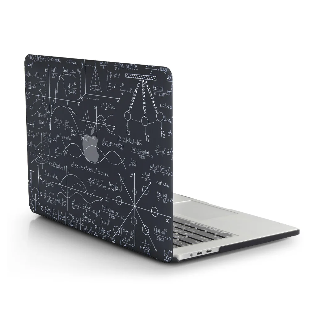 Новый 3D чехол с формулой печати для MacBook Air Pro Retina 11 12 13 15 mac book 3 4 дюйма сенсорной